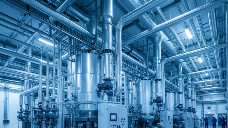 Commercial cooling plant