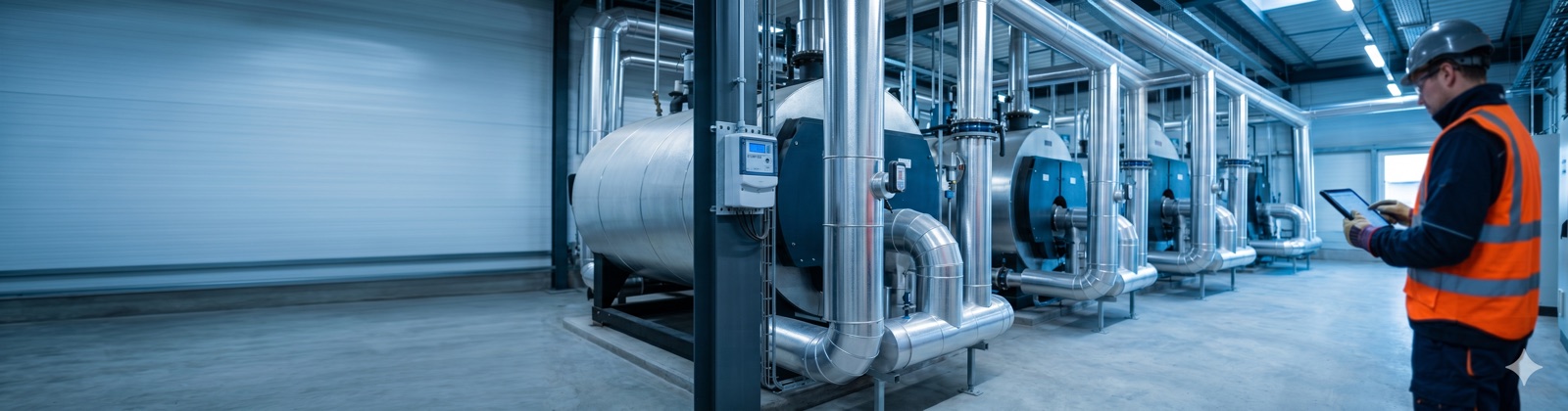 OH4 technology install in a commercial plant room