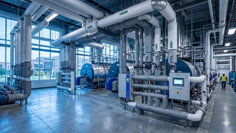 Multi-site facilities and central plant
